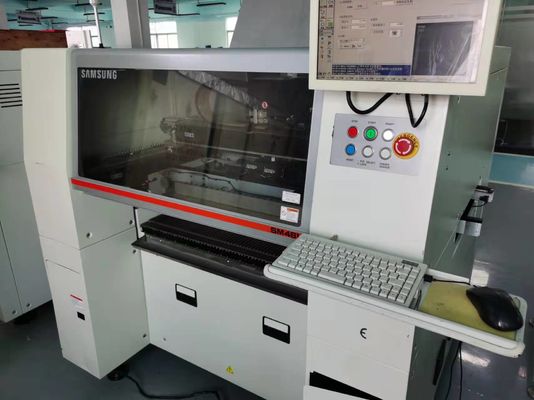 Hanwha Samsung PCB SMT Pick And Place Machine Alta velocità automatica di seconda mano