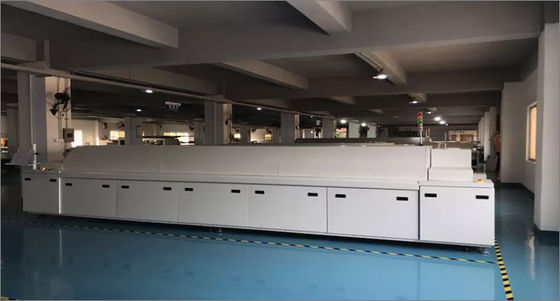 LED azoto SMT reflow soldering machine supporto ferroviario convezione d'aria completamente forzata