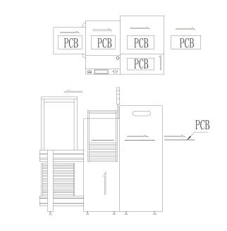 Aspirazione a vuoto per la linea di caricamento del PCB completamente automatica