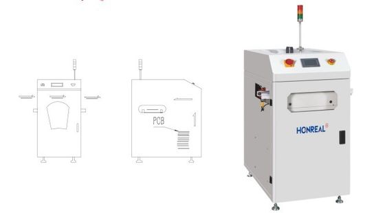 300 PCS caricatore a vuoto per PCB automatico con segnale SMEMA