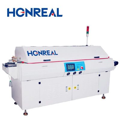 6 zone SMT reflow soldering machine, forni a reflow PCB ad aria calda certificati CE