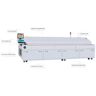 Controllo PLC della macchina di saldatura SMD SMT industriale Larghezza PCB 400 mm
