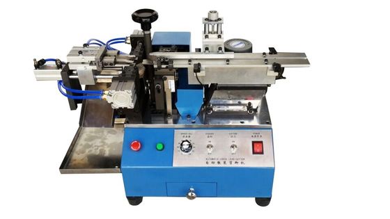 Macchina di taglio a forma di piombo per componenti di condensatore automatico