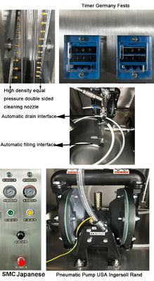 Macchina di pulizia automatica a stencil SMT Off Line Pneumatica 40L Volume