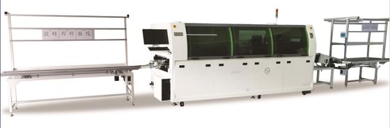 380V 60Hz SMT Mini Automatic Dual Wave PCB Through-hole Precision Wave Soldering Machine Lead Free con controllo touchscreen PLC